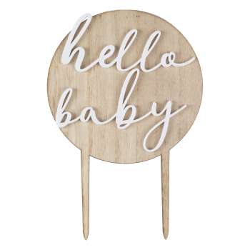 Cake Topper Hello Baby